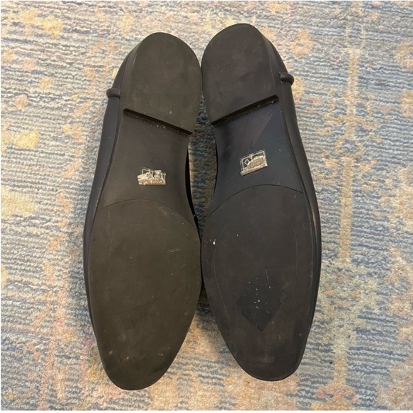 Jeffrey Campbell Loafers Velviteen Horsebit Bit Chain Slip On Flats Black Gold 7 - Picture 8 of 8